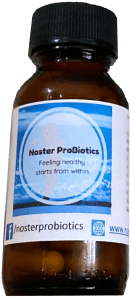 Noster ProBiotic Bottle and capsules Live Probiotics